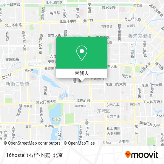 16hostel (石榴小院)地图
