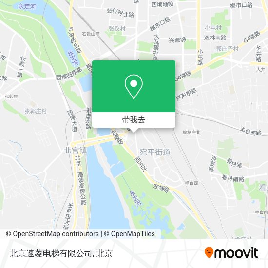 北京速菱电梯有限公司地图