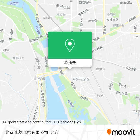北京速菱电梯有限公司地图