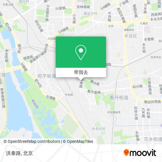 洪泰路地图