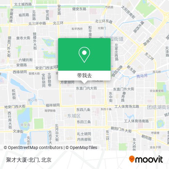 聚才大厦-北门地图