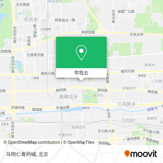 马明仁膏药铺地图