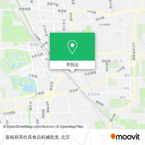 嘉铭厨具灶具食品机械批发地图