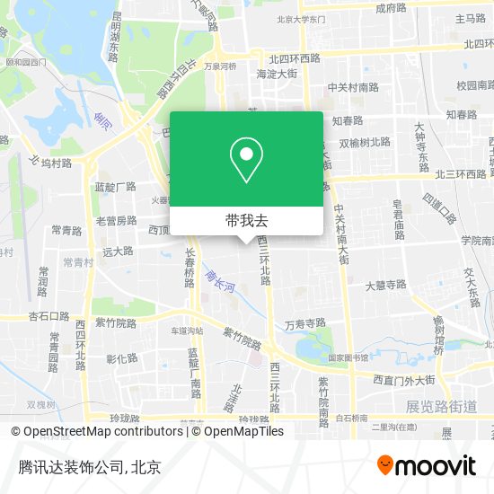 腾讯达装饰公司地图