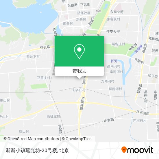新新小镇瑶光坊-20号楼地图