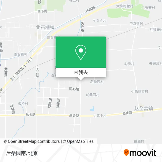 后桑园南地图