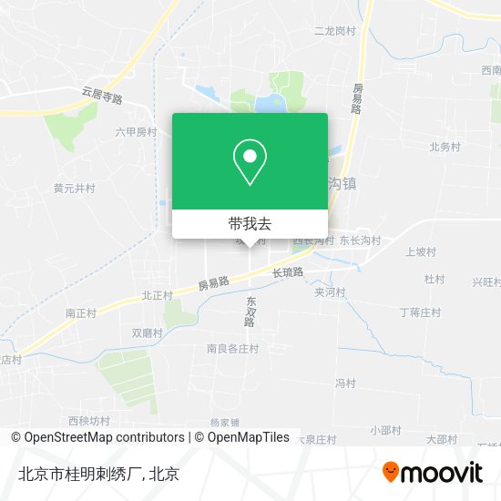 北京市桂明刺绣厂地图