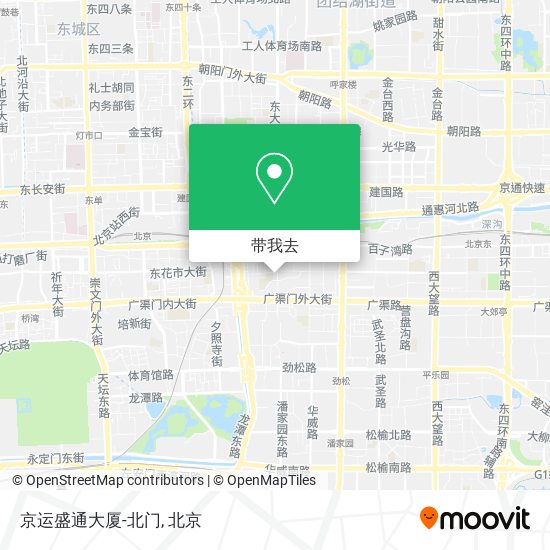 京运盛通大厦-北门地图