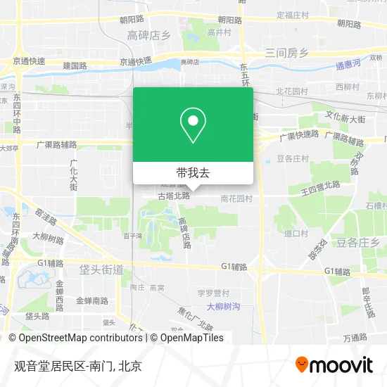 观音堂居民区-南门地图