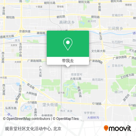 观音堂社区文化活动中心地图