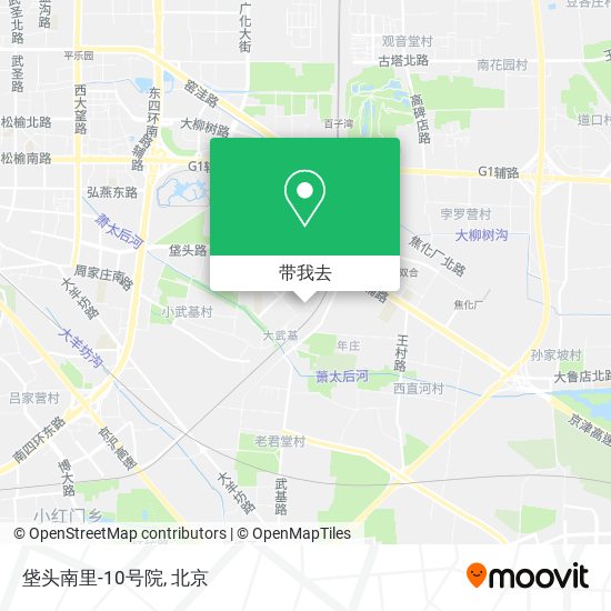 垡头南里-10号院地图