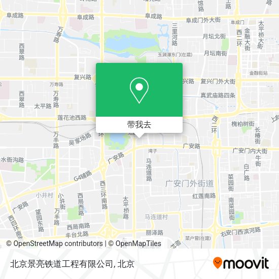 北京景亮铁道工程有限公司地图