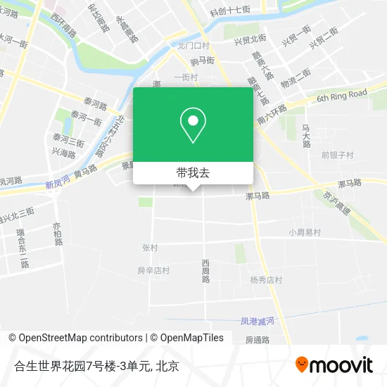 合生世界花园7号楼-3单元地图