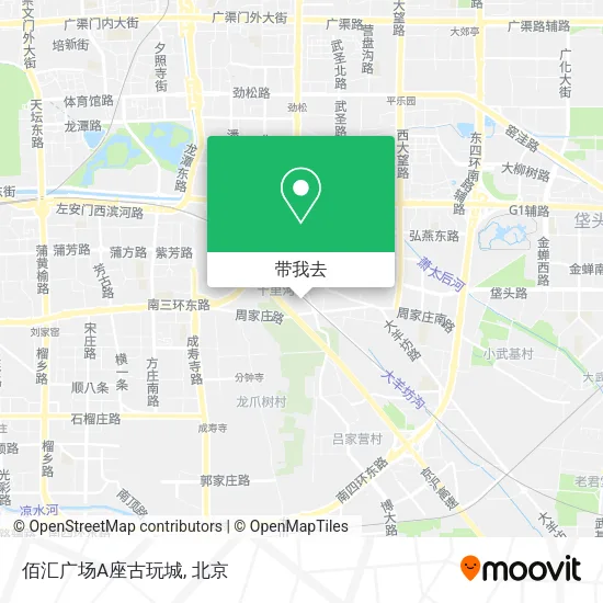 佰汇广场A座古玩城地图