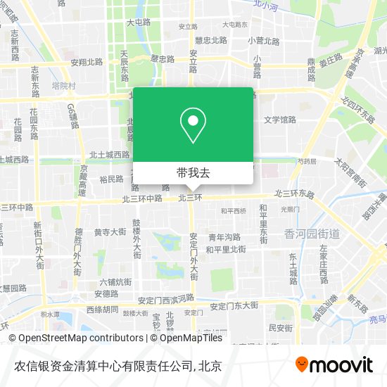 农信银资金清算中心有限责任公司地图