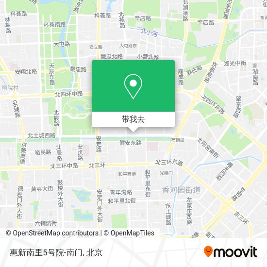 惠新南里5号院-南门地图