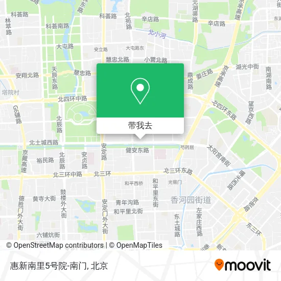 惠新南里5号院-南门地图