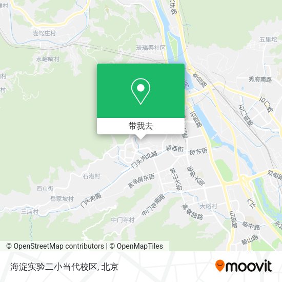 海淀实验二小当代校区地图