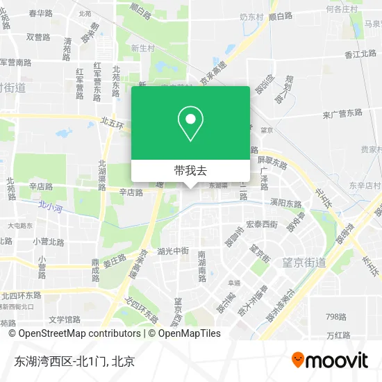 东湖湾西区-北1门地图