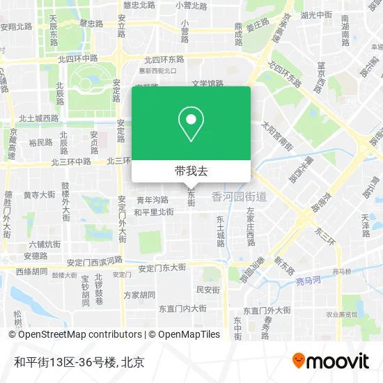 和平街13区-36号楼地图