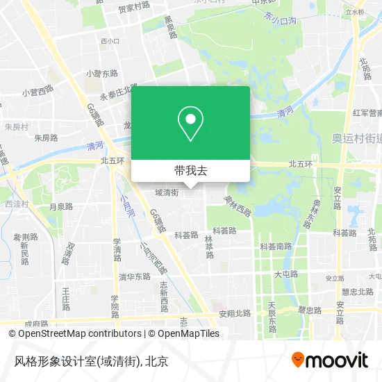 风格形象设计室(域清街)地图