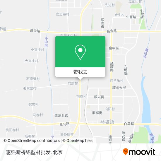 惠强断桥铝型材批发地图