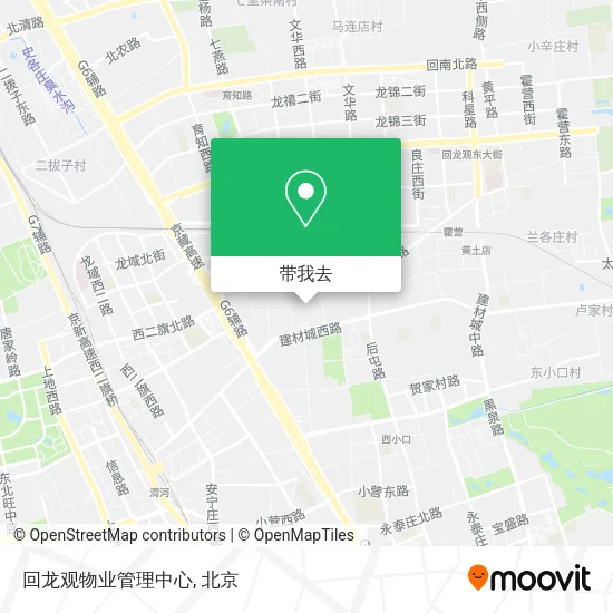 回龙观物业管理中心地图
