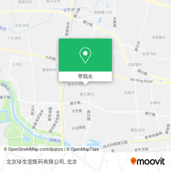 北京珍生堂医药有限公司地图
