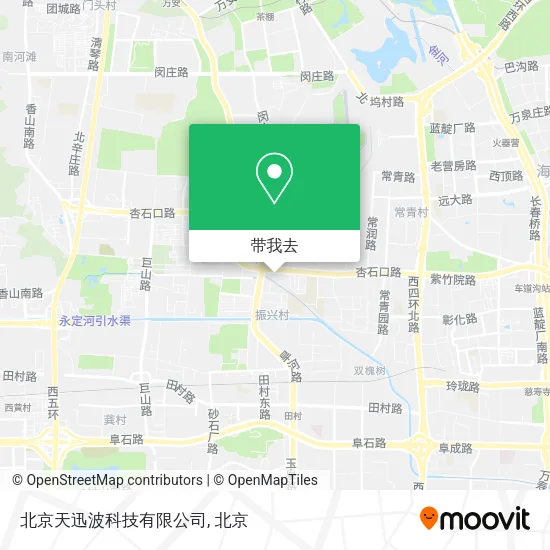 北京天迅波科技有限公司地图