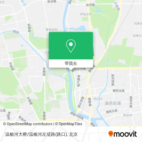 温榆河大桥/温榆河左堤路(路口)地图