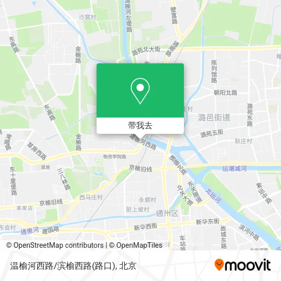 温榆河西路/滨榆西路(路口)地图