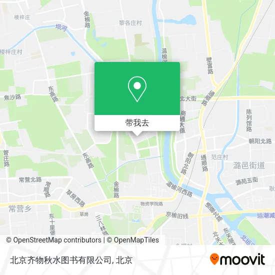 北京齐物秋水图书有限公司地图