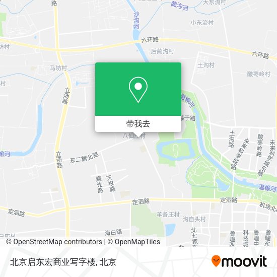 北京启东宏商业写字楼地图