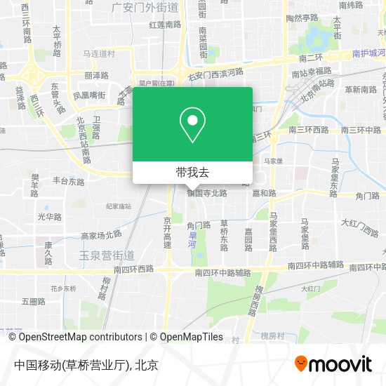 中国移动(草桥营业厅)地图