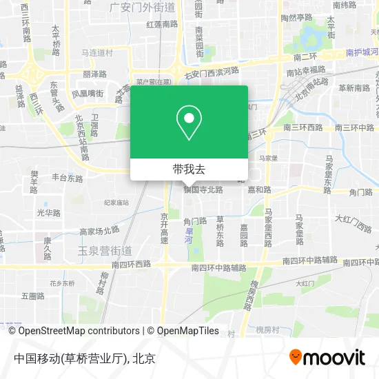 中国移动(草桥营业厅)地图