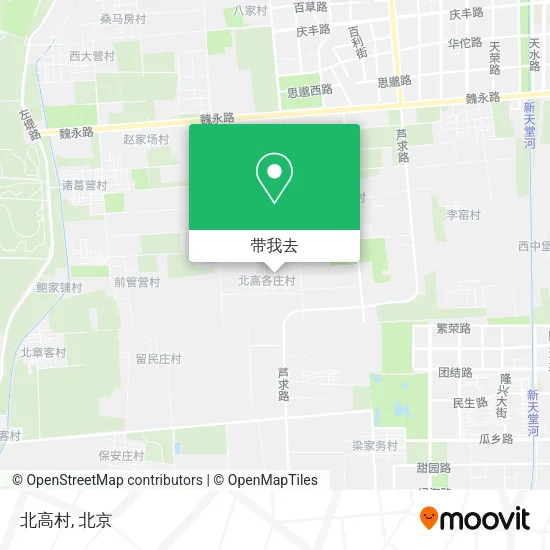 北高村地图