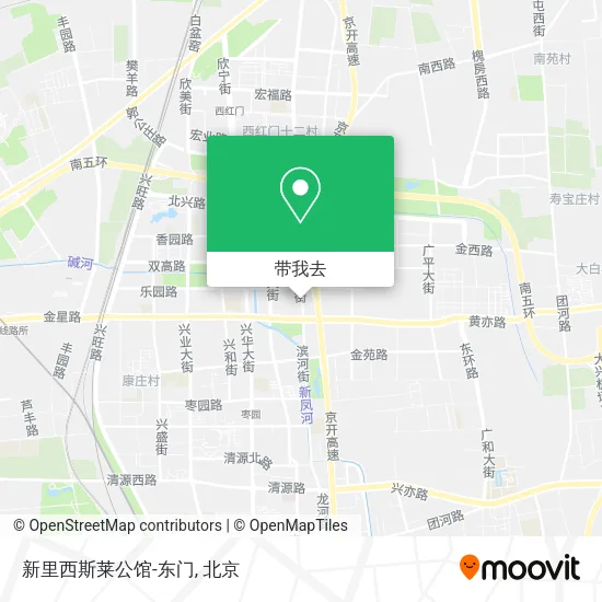 新里西斯莱公馆-东门地图