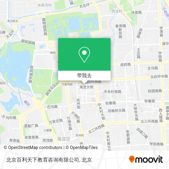 北京百利天下教育咨询有限公司地图