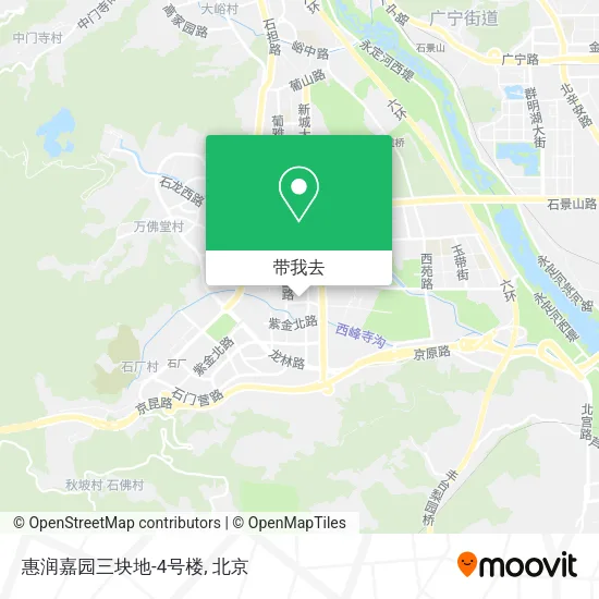 惠润嘉园三块地-4号楼地图