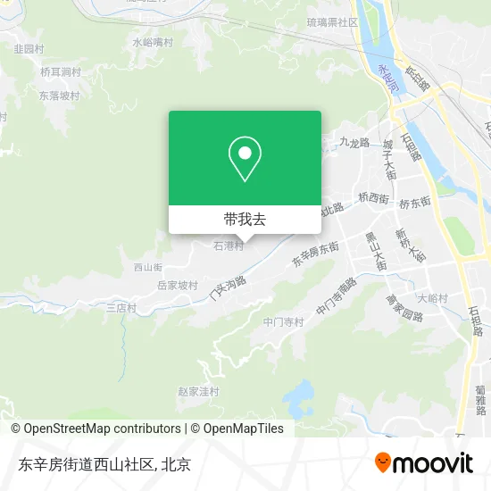 东辛房街道西山社区地图