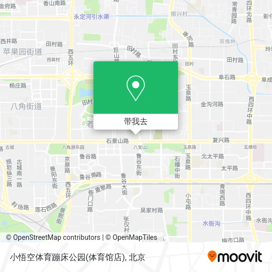 小悟空体育蹦床公园(体育馆店)地图