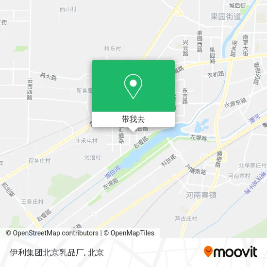 伊利集团北京乳品厂地图