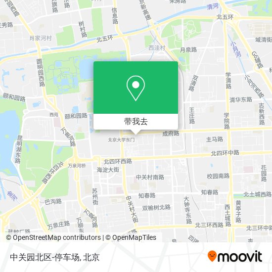 中关园北区-停车场地图