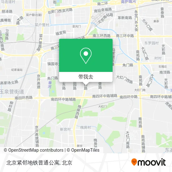 北京紧邻地铁普通公寓地图