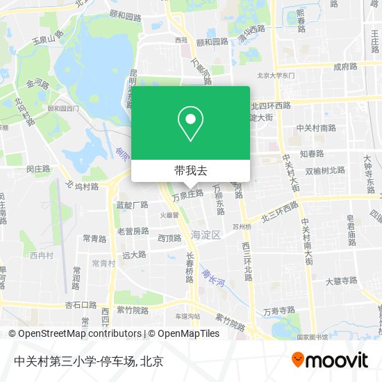 中关村第三小学-停车场地图