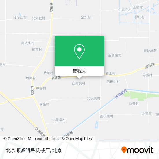 北京顺诚明星机械厂地图