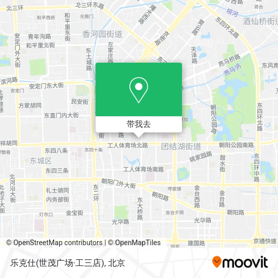 乐克仕(世茂广场·工三店)地图