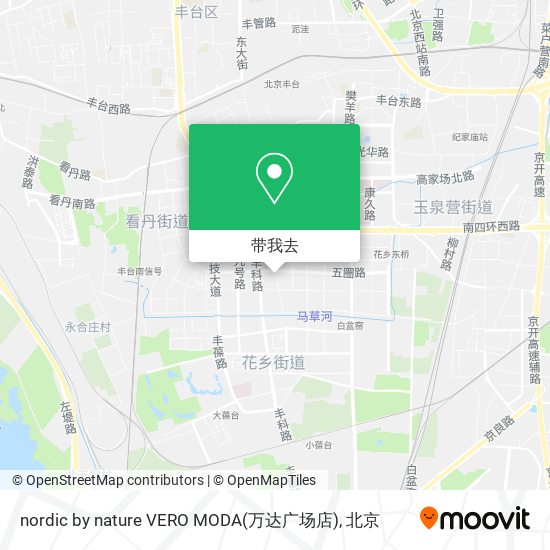 nordic by nature VERO MODA(万达广场店)地图