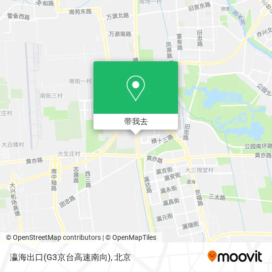瀛海出口(G3京台高速南向)地图