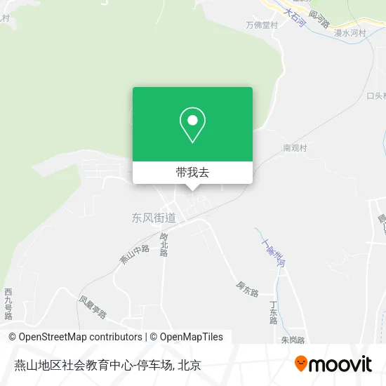 燕山地区社会教育中心-停车场地图
